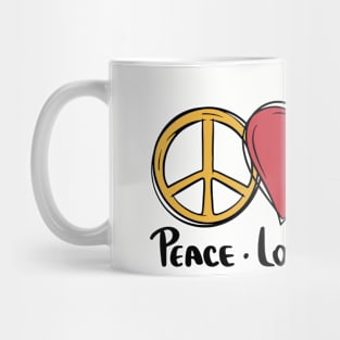 Peace, Love & Christmas Mug